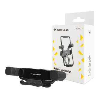 [RETURNED ITEM] Wozinsky gravity phone holder for car grille black (WCHBK7)