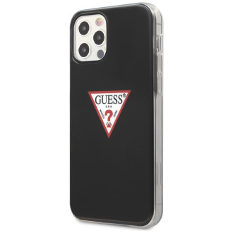 Guess GUHCP12LPCUCTLBK iPhone 12 Pro Max 6,7"  czarny/black hardcase Triangle Collection