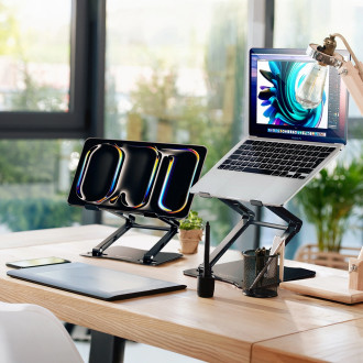 Wozinsky WRS-CPY75DSB Laptop Stand Aluminum - Black