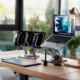 Wozinsky WRS-CPY84SS Aluminum Laptop Stand - Silver