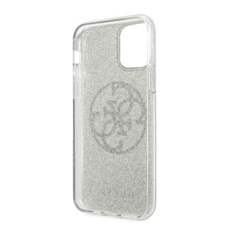 Guess GUHCN58PCUGLKA iPhone 11 Pro khaki hard case 4G Circle Glitter