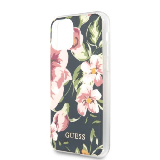 Guess N.3 Flower Collection Case for iPhone 11 Pro Max - Navy Blue