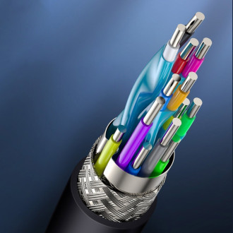 Baseus HDMI 2.0 cable 4K 60 Hz 3D HDR 18 Gbps 2 m black (CAKGQ-B01)