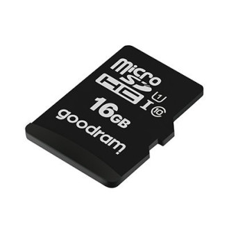 Goodram Microcard 16 GB micro SD HC UHS-I class 10 memory card, SD adapter (M1AA-0160R12)