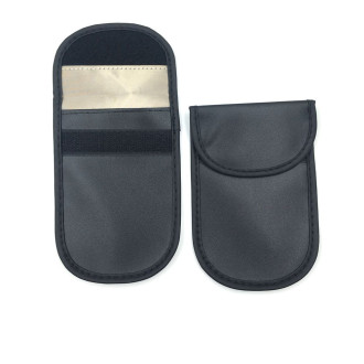 Anti-theft case for car keys blocking radio waves Keyless Faraday Box cover Faraday cage 14 cm with 10 cm black