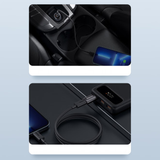 Baseus Ingenuity Series Mini USB 3.1 OTG to USB Type C adapter black (ZJJQ000101)