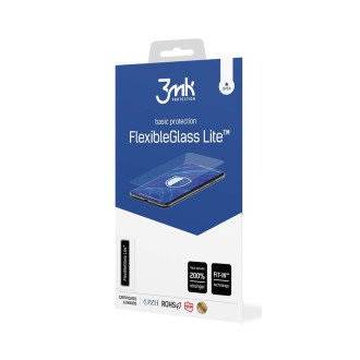 Tvrzené sklo pro iPhone 14 Pro / iPhone 14 hybridní flexi 6H série 3mk FlexibleGlass Lite