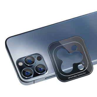 Sklo fotoaparátu pro iPhone 13 Pro Max / 13 Pro 9H pro 3mk Lens Protection Pro Series – modrý
