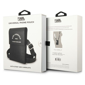 Karl Lagerfeld Embossed RSG handbag - black