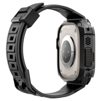 Spigen Rugged Armor Pro Apple Watch Ultra (49mm) Strap Case - Black