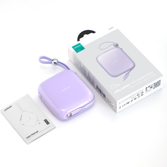 Joyroom powerbank 10000mAh Jelly Series 22.5W with built-in Lightning cable purple (JR-L003)