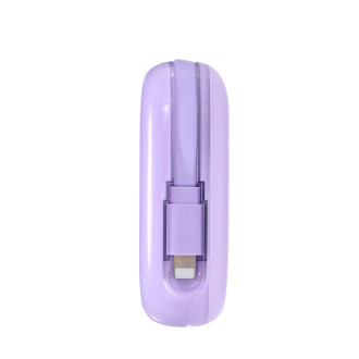 Joyroom powerbank 10000mAh Jelly Series 22.5W with built-in Lightning cable purple (JR-L003)