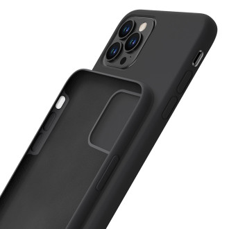 3mk Silicone Case for iPhone 11 Pro - black