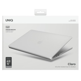 Uniq Claro MacBook Air 15&#39;&#39; case (2023) - transparent