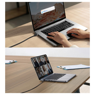 [RETURNED ITEM]  Baseus high Speed Six types of RJ45 Gigabit network cable (flat cable)15m Black