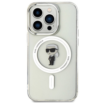 Karl Lagerfeld IML Ikonik MagSafe iPhone 15 Pro Case - Clear
