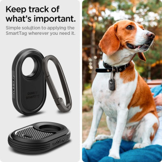 Spigen Rugged Armor Case for Samsung Galaxy SmartTag 2 - Matte Black