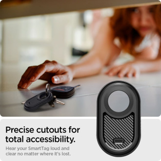 Spigen Rugged Armor Case for Samsung Galaxy SmartTag 2 - Matte Black