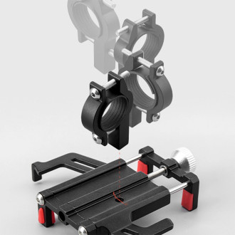 Rockbros 699-BK Aluminum Alloy Bike Phone Holder - Black