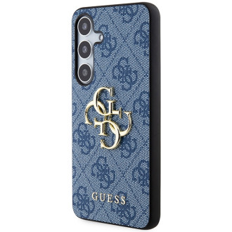 Guess 4G Big Metal Logo case for Samsung Galaxy S24+ - blue