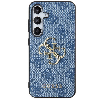 Guess 4G Big Metal Logo case for Samsung Galaxy S24+ - blue