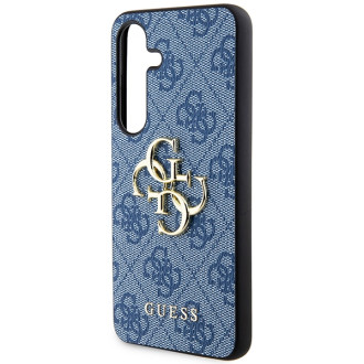 Guess 4G Big Metal Logo case for Samsung Galaxy S24+ - blue