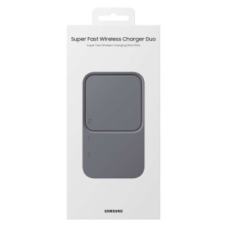 Samsung Duo EP-P5400TBEGEU 15W inductive charger with mains charger and power cable - black