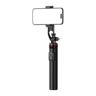 Selfie stick WC1Y2S 1.3m aluminum alloy telescopic tripod with phone holder - black