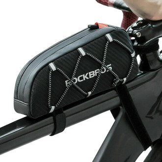 Rockbros 039BK 1L Braided Bike Frame Bag - Black