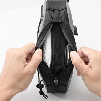 Rockbros 3012010901 bicycle frame bag 0.9 l - silver