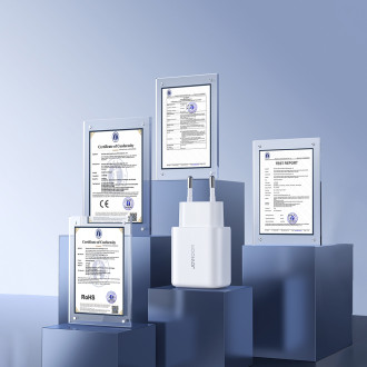 Joyroom JR-TCF21 network charger USB-C / USB-A 20W PD / QC 3.0 - white