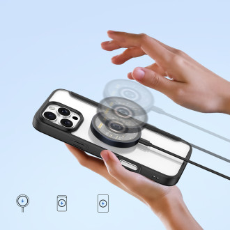 Dux Ducis Skin X Pro Case for iPhone 16 Pro Max with MagSafe and Flip - Black