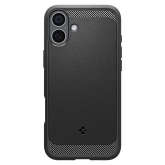 Spigen Rugged Armor MagSafe case for iPhone 16 - black