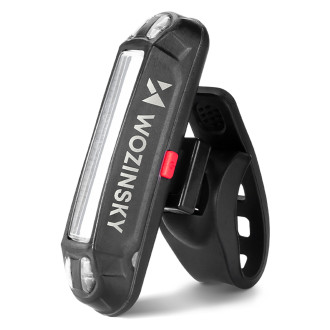 Wozinsky WSBLB3 Front (1000 lm) and Rear USB-C Bike Light Set - Black
