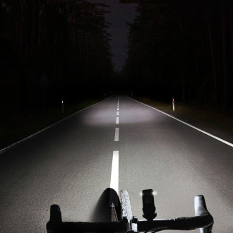 Wozinsky WSBLB2 Front (400 lm) and Rear USB-C Bike Light Set - Black