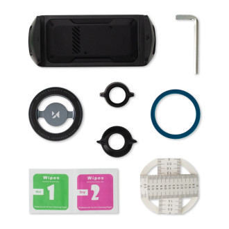 Wozinsky WTY0YS1 magnetic holder, 360° rotating, solid, for phone and tablet - gray