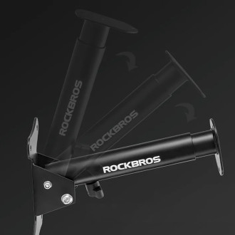 Rockbros 27210016001 Wall Mount Bike Hanger - Black