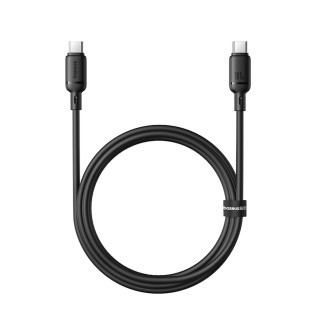 Baseus Silky Series 100W USB-C - USB-C 1m Cable - Black