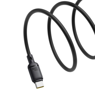 Baseus Silky Series 100W USB-C - USB-C 1m Cable - Black
