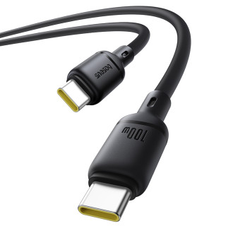 Baseus Silky Series 100W USB-C - USB-C 1m Cable - Black