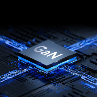 Wozinsky GaN 65W Charger with USB-A 2xUSB-C Ports with 65W USB-C Cable - White