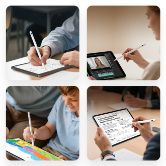 Wozinsky WRA-08 Stylus for iPad USB-C Fast Charging - White