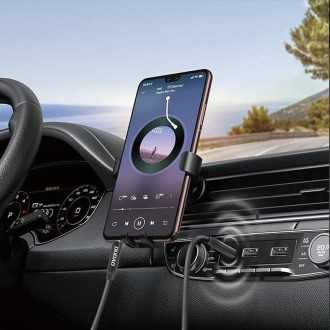 Dudao AUX mini jack kabel 3,5mm 1m 3pólový stereo bílý (L12S bílý)