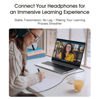 Dudao AUX mini jack kabel 3,5mm 1m 3pólový stereo bílý (L12S bílý)