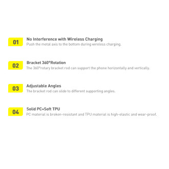 Magnetické pouzdro Baseus na telefon iPhone 13 Pro (6,1" 2021) průhledné