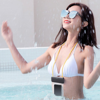 Baseus universal waterproof cover phone case (max 7.2&#39;&#39;) for swimming pool IPX8 white (ACFSD-D02)