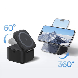 Baseus BS-W531 MagSafe / Qi USB-C 20W bezdrátová nabíječka - černá