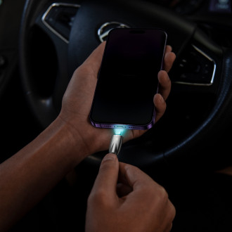 Baseus Glimmer Series kabel USB-A - Lightning 480Mb/s 2,4A 2m černý