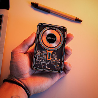 Dudao TGK1 power bank with MagSafe wireless charger 20W 10000mAh black (TGK1-black)