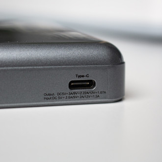 Dudao TGK1 power bank with MagSafe wireless charger 20W 10000mAh black (TGK1-black)